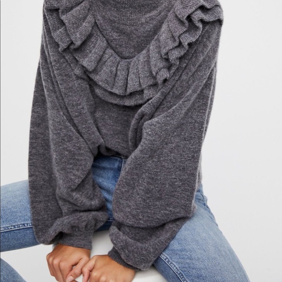 Free people sweater - all of the ruffles - Picture 4 of 6